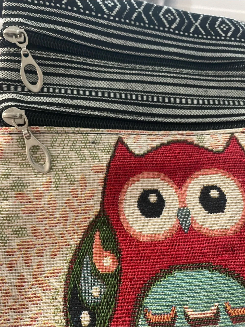 Boho Owl Crossbody Bag in Multi-Color ~ New Purse Fall Vibes